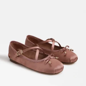 Comfort Ballerina Flats – Navy, Size 8, Soft Faux Leather