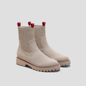 Round to Lug Sole Ankle Boots